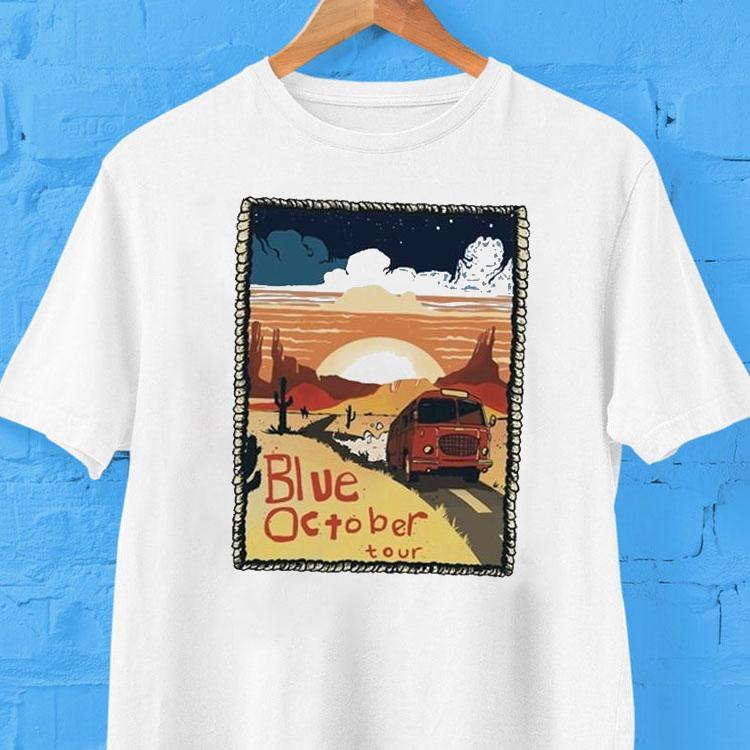 Blue October Desert Tourbus Tour Shirt 2 Blue October Desert Tourbus Tour Tshirt