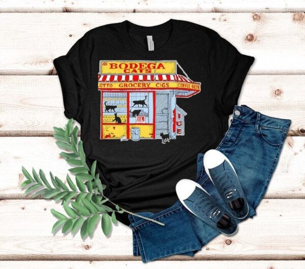 Bodeca Cats Lotto Crocery Cigs Coffee Beer Shirt