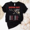 Burna Boy No Sign Of Weakness World Tour 2025 Dates Live In Diant Center Stage Shirt