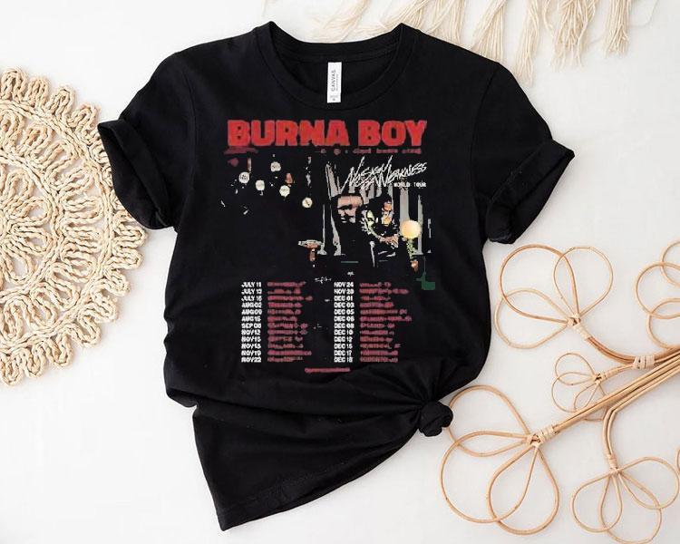 Burna Boy No Sign Of Weakness World Tour 2025 Dates Live In Diant Center Stage Shirt 4 Burna Boy No Sign Of Weakness World Tour Dates Live In Diant Center Stage Tshirt