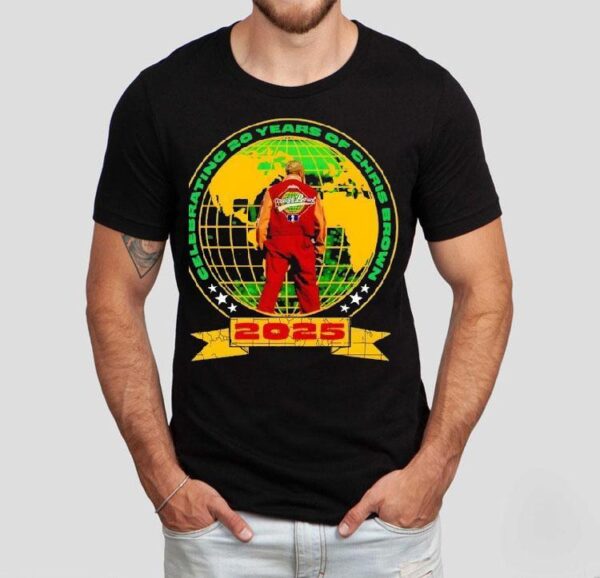 Celebrating 20 Years Of Chris Brown 2025 Shirt