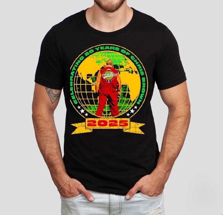Celebrating 20 Years Of Chris Brown 2025 Shirt 4 Celebrating Years Of Chris Brown Tshirt