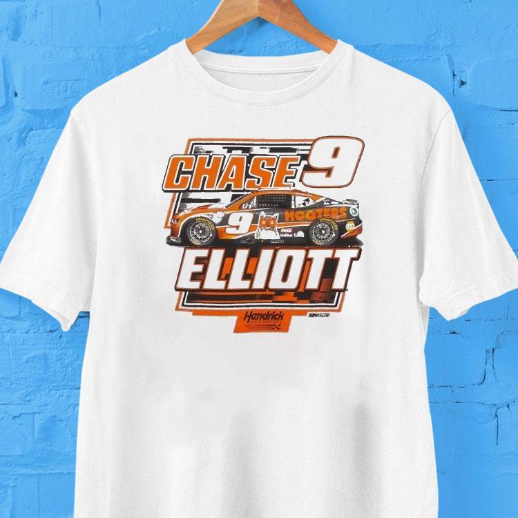 Chase Elliott #9 Hooters Hendrick Motorsports Nascar Shirt 2 Chase Elliott Hooters Hendrick Motorsports Nascar Tshirt