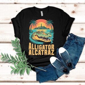 Clown World Alligator Alcatraz Crocodile Tshirt