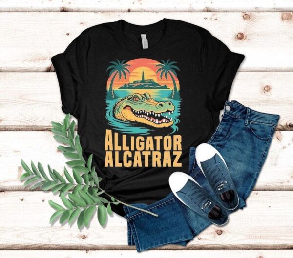 Clown World Alligator Alcatraz Crocodile Shirt