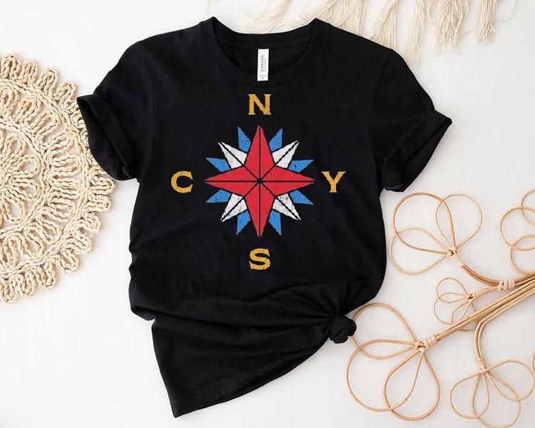 Crosby, Stills, Nash Young Compass Shirt 4 Crosby Stills Nash Young Compass Tshirt