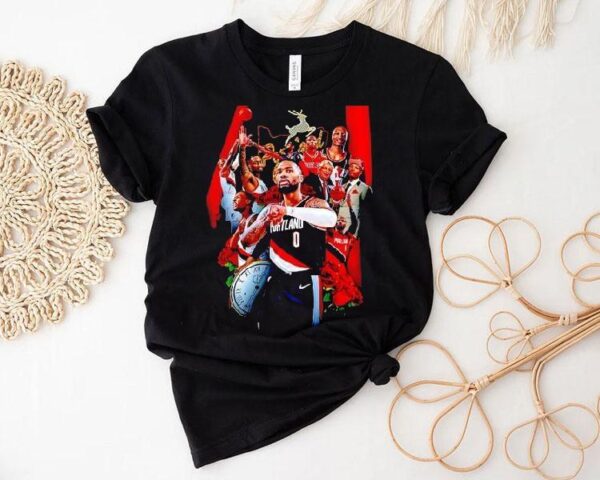 Damian Lillard Watch Portland Trail Blazers Basketball Shirt