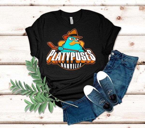 Danville Platypuses Style Anaheim Ducks Hockey Shirt