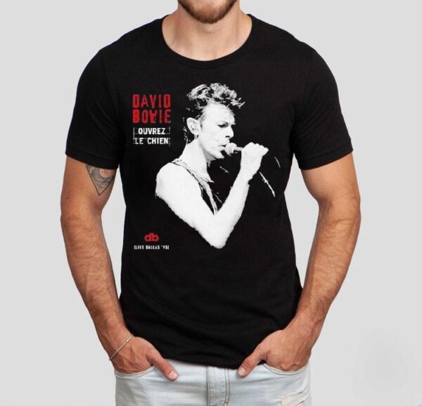 David Bowie Dallas Ouvrez Le Chien Shirt