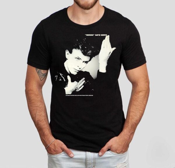 David Bowie Heroes Album Cover Shirt