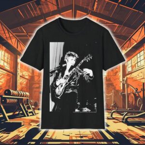 David Bowie Smiling Guitar Shirt