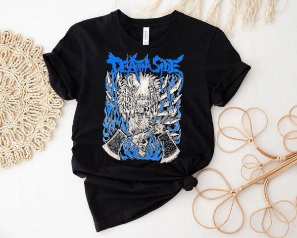 Death Side Flame Axe Shirt