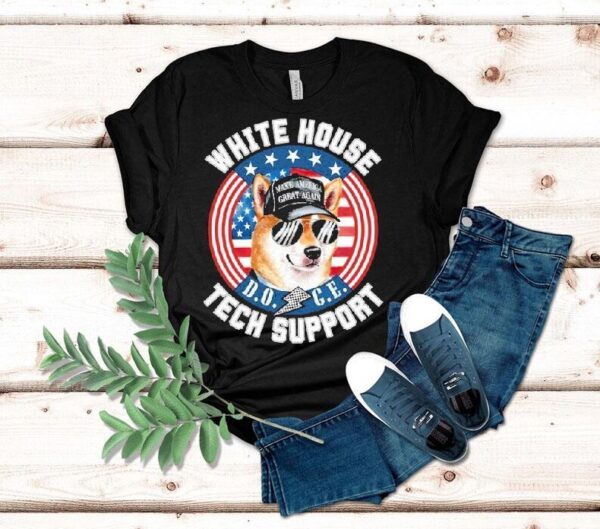 Doge White House Tech Support Make America Great Again Shirt