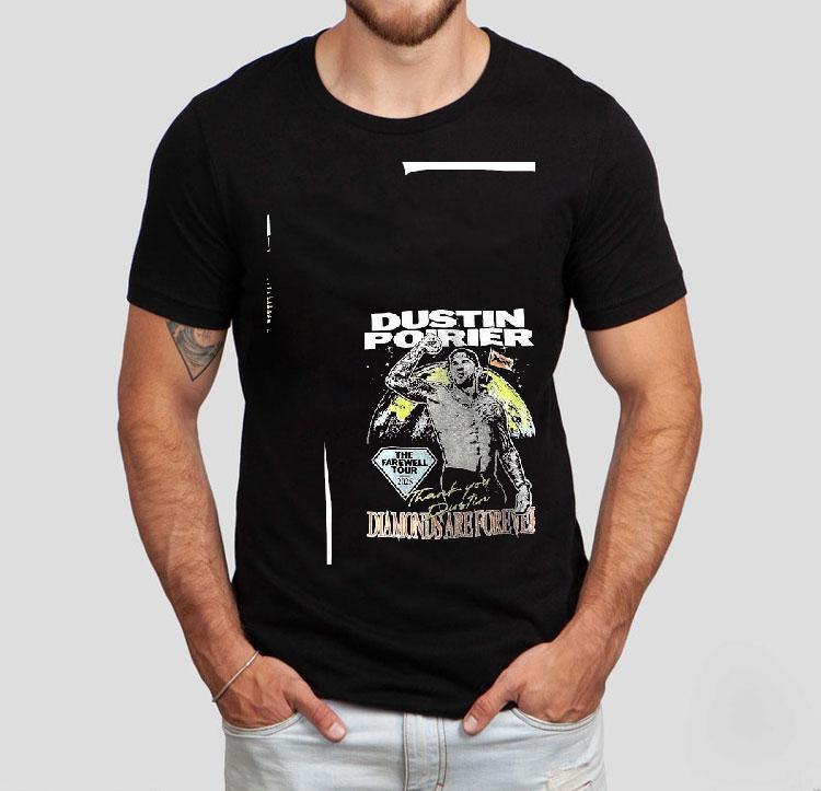 Dustin Poirier The Farewell Tour 2025 Diamonds Are Forever Shirt 4 Dustin Poirier The Farewell Tour Diamonds Are Forever Tshirt