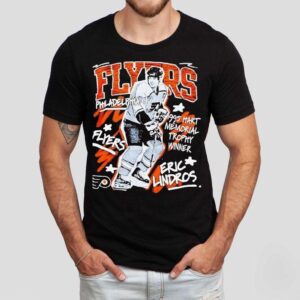 Eric Lindros Philadelphia Flyers Hockey 1995 Hart Memorial Trophy Winner Shirt