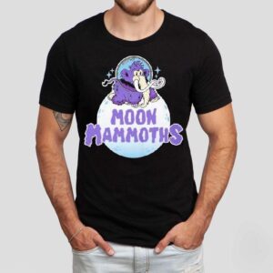 Erie Seawolves Moon Mammoths Logo Tshirt