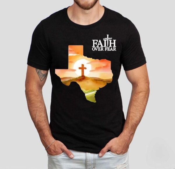 Faith Over Fear Print Shirt