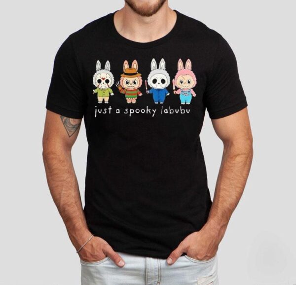 Freddy Jason Michael Chucky Just A Spooky Labubu Halloween Shirt