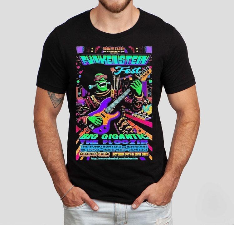 Funkenstein Fest Kansas City Kansas Oct 24-25 2025 Tour Shirt 4 Funkenstein Fest Kansas City Kansas Oct Tour Tshirt