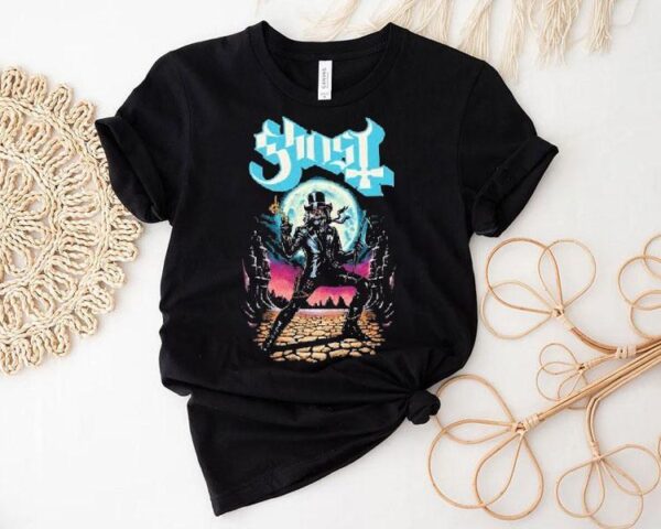 Ghost Nightmare Gothic Skull Horror Shirt