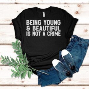 Ginger Twinsies Being Young And Beautiful Is Not A Crime Tshirt