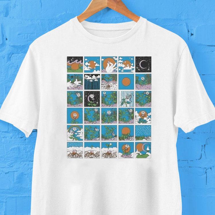 Goose Plant Squares Shirt 2 Goose Plant Squares Tshirt