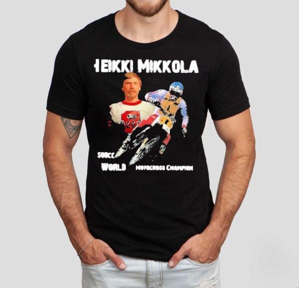 Heikki Mikkola 500cc World Motocross Champion Shirt
