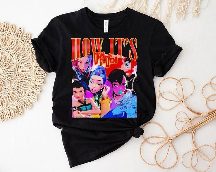 How It's Dandadan K-pop Demon Hunters Shirt 4 How It S Dandadan K Pop Demon Hunters Tshirt