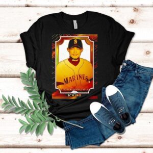Ichiro Suzuki Black Seattle Mariners 2025 Mlb Hall Of Fame Cooperstown Calls Shirt
