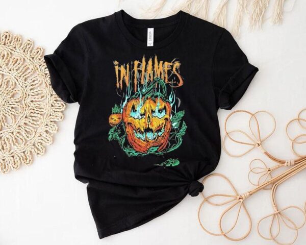 In Flames Hell Pumpkin Shirt
