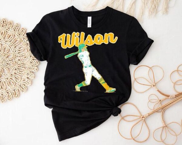 Jacob Wilson Oakland Athletics Baseball Shirt