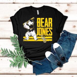 Jared Jones Bear Lsu Baseball Masco Tshirt