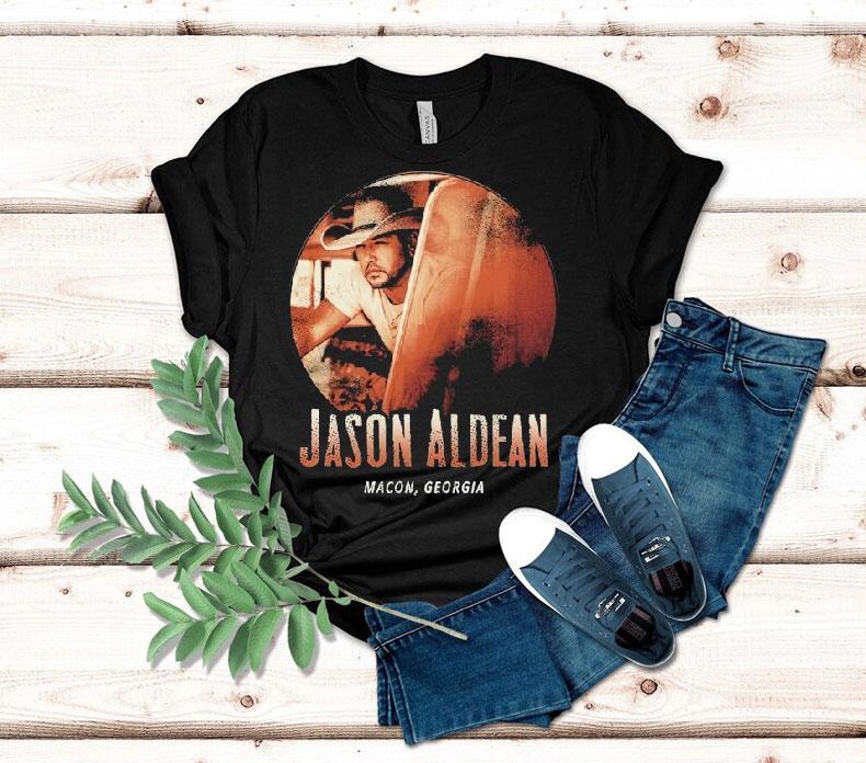 Jason Aldean Macon, Georgia Shirt 4 Jason Aldean Macon Georgia Tshirt