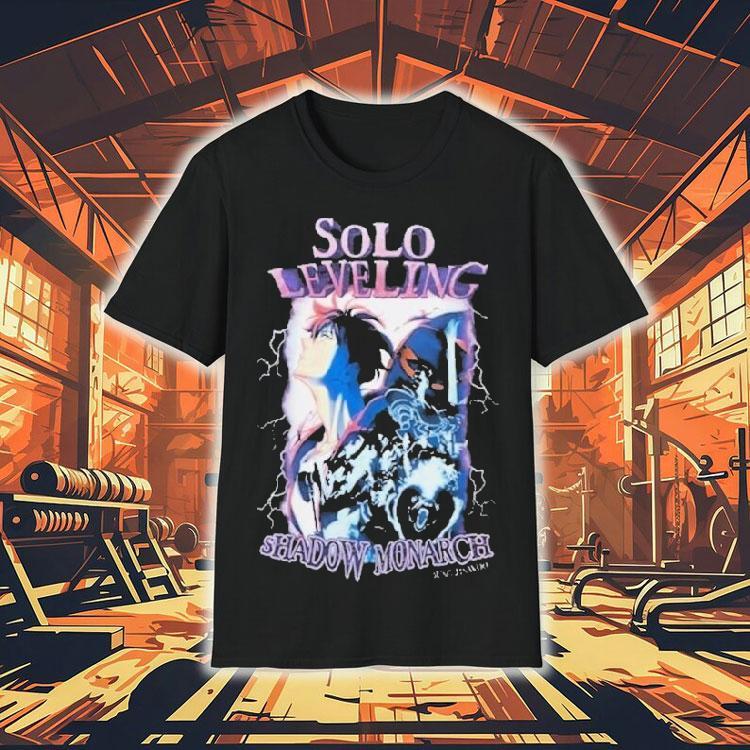 Jung Jinwoo Solo Leveling Shadow Monarch Shirt 4 Jung Jinwoo Solo Leveling Shadow Monarch Tshirt
