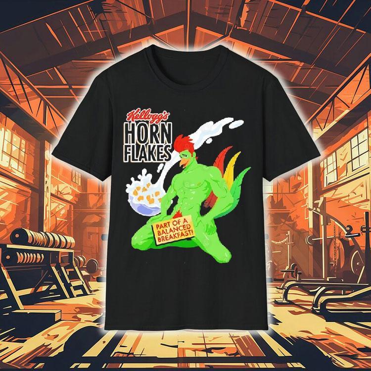 Kellogg's Horn Flakes Part Of A Balanced Breakfast Shirt 4 Kellogg S Horn Flakes Part Of A Balanced Breakfas Tshirt