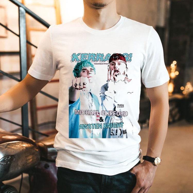 Kerrang Michael Clifford And Awsten Knight Shirt 2 Kerrang Michael Clifford And Awsten Knigh Tshirt