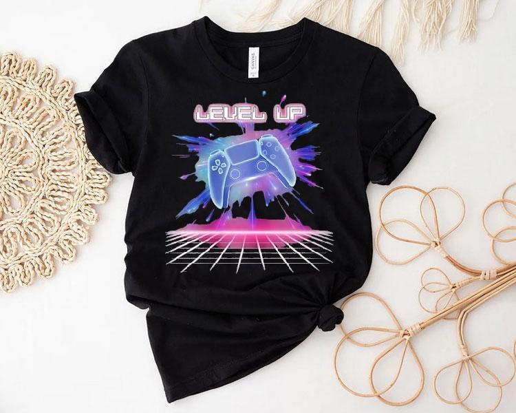Level Up Video Game Shirt 4 Level Up Video Game Tshirt