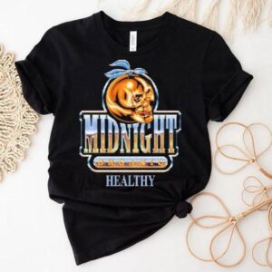Midnight Organic Chrome Badge Healthy Tshirt