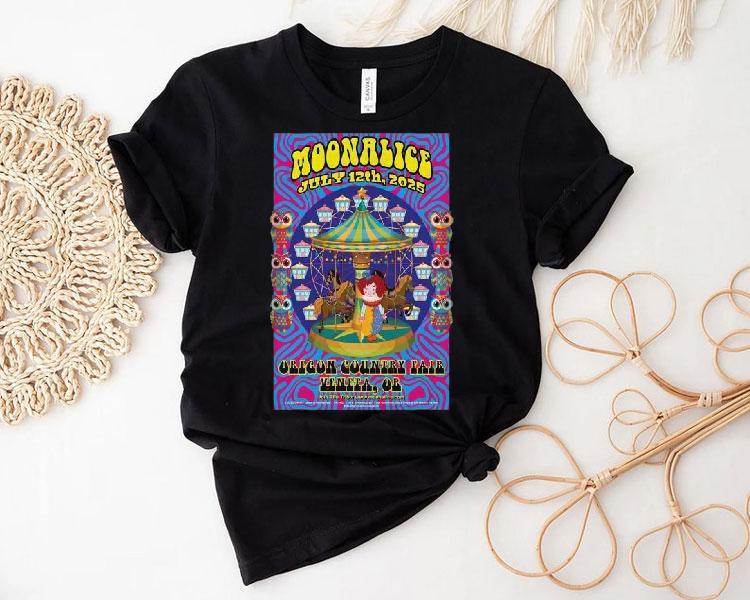 Moonalice July 12 2025 Oregon Country Fair, Veneta Live Shirt 4 Moonalice July Oregon Country Fair Veneta Live Tshirt