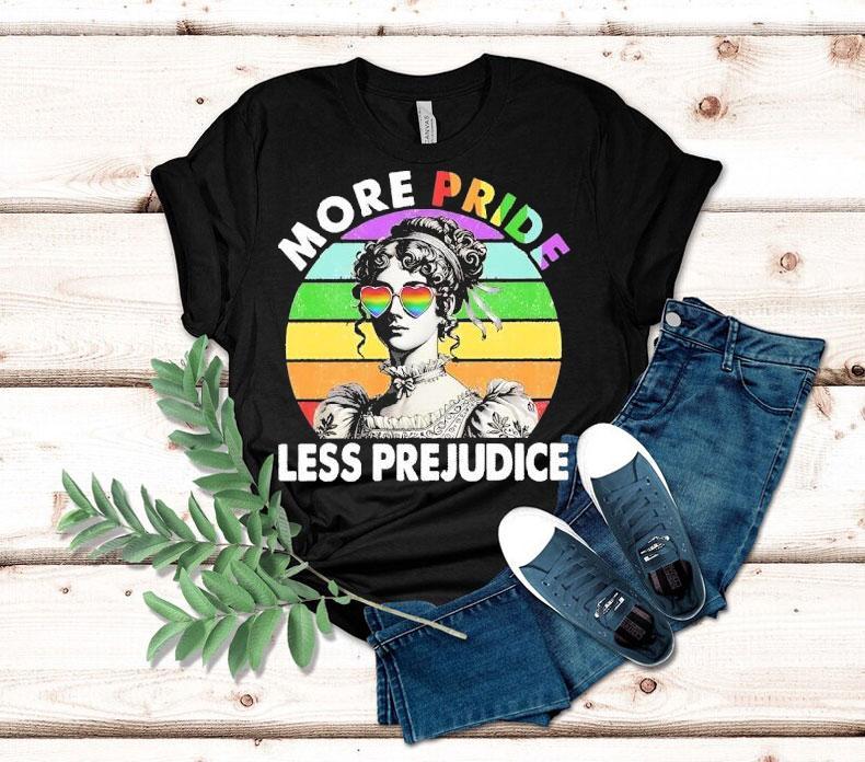 More Pride Less Prejudice Rainbown Shirt 4 More Pride Less Prejudice Rainbown Tshirt