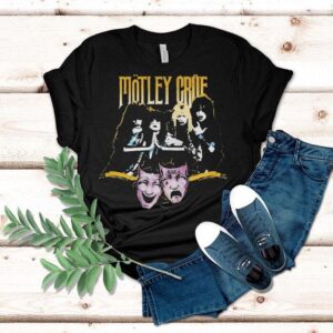Motley Crue Theatre Of Pain Album 40th Anniversary Books Mask 2025 Shirt