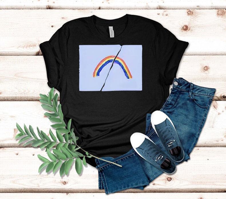 Not Gonna Lie With Kylie Kelce Broken Rainbow Shirt 4 Not Gonna Lie With Kylie Kelce Broken Rainbow Tshirt