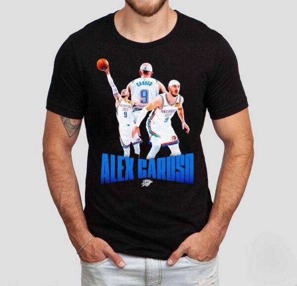 Okc Thunder Caruso Alex 9 Secure Championship 2025 Shirt
