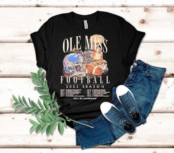 Ole Miss Football 2025 Season Shirt