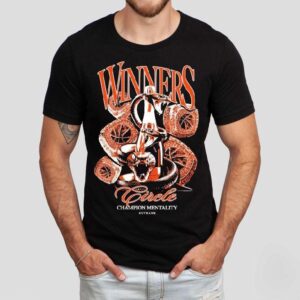 Outrank Winners Circle Champion Mentality Snake Rings Shirt