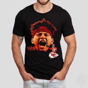 Patrick Mahomes Bigface Kansas City Chiefs Football Signature Shirt