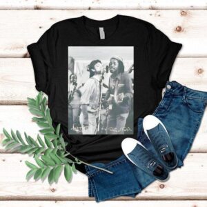 Peter Tosh Mick Jagger Walk And Don’t Look Back Signatures Shirt