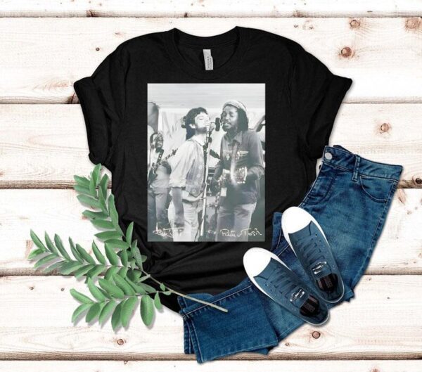 Peter Tosh Mick Jagger Walk And Don’t Look Back Signatures Shirt