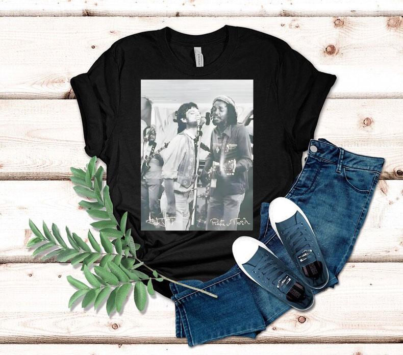 Peter Tosh Mick Jagger Walk And Don't Look Back Signatures Shirt 4 Peter Tosh Mick Jagger Walk And Don T Look Back Signatures Tshirt