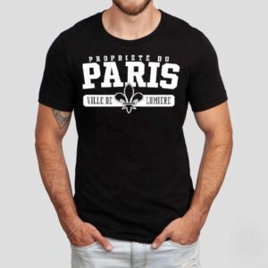 Property Of Paris City Of Light In French Tshirt